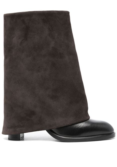 Black and brown  90mm Melia boots See by Chloé - women SEE BY CHLOÉ | Boots | SB43060A999